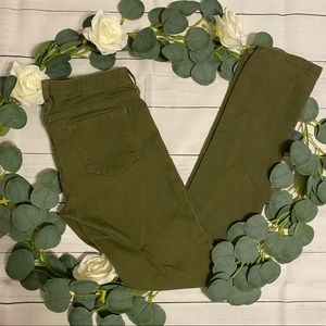 Arizona Olive Green Super Skinny Jeans